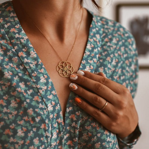 Naszyjnik Kwiat Życia