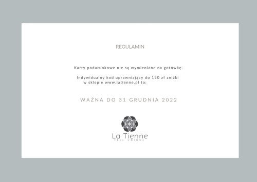 Bon podarunkowy 150 zł