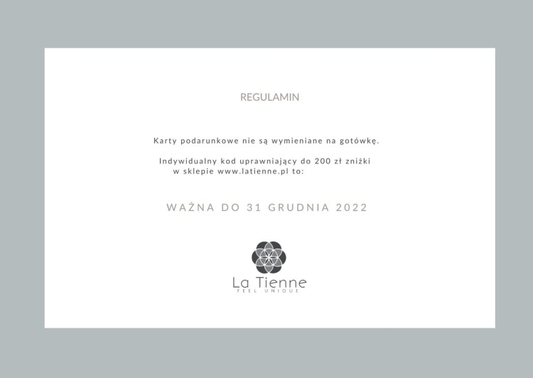 Bon podarunkowy 200 zł