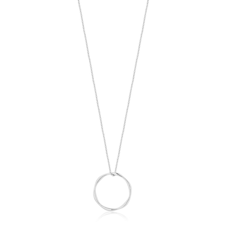 Naszyjnik/Pierścionek "Dwa w Jednym" Nieregularne koło | Srebro 925