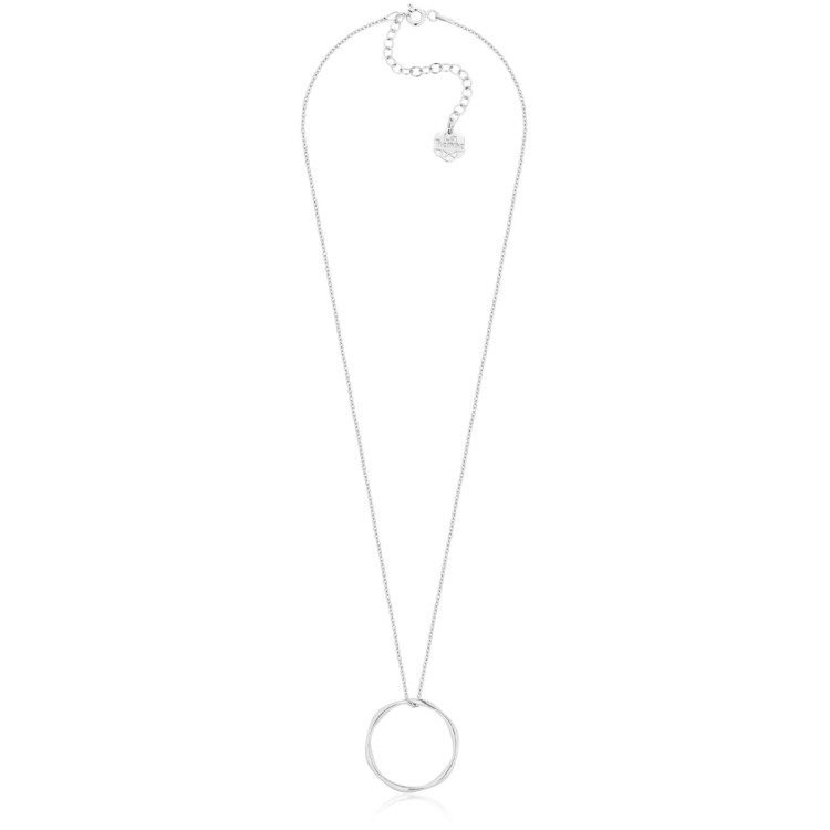 Naszyjnik/Pierścionek "Dwa w Jednym" Nieregularne koło | Srebro 925