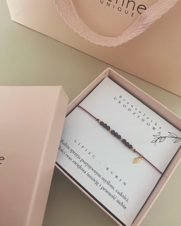 Bransoletka urodzinowa No. 2 - wybierz miesiąc