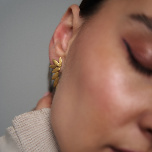 Kolczyki Asymetryczne Leafs