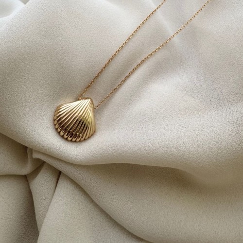 Naszyjnik Muszelka | Srebro 925 | Biżuteria Morska | La Tienne