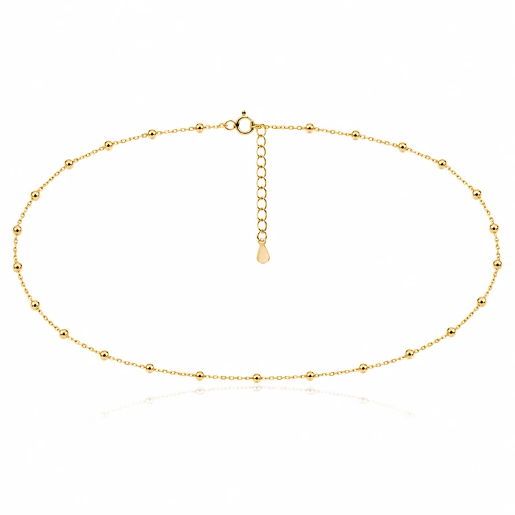 choker z kuleczkami